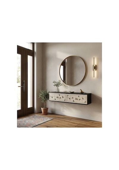Da1207ats Moka Dresuar Ve Antre Rafı Antrasit-traverten-silver 120cm Antrasit - Traverten - Gümüş Da1207ats Moka Dresuar Ve Antre Rafı Antrasit-traverten-silver 120cm Antrasit - Traverten - Gümüş