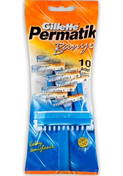 Gillette Permatik Banyo Tıraş Bıçağı 10'lu
