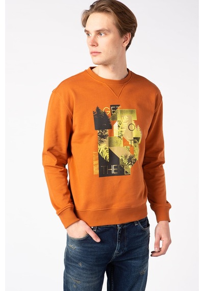Vigoss Erkek Sweatshırt 62141-30034 Taba