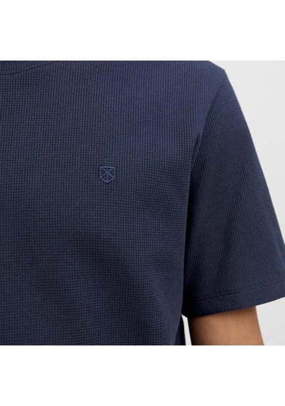 Jack & Jones Jack&jones Blaleo Structure Erkek Lacivert Tişört