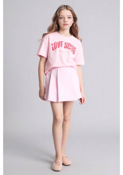 Defacto Gabardin Etek Kız Çocuk E2648a826sppn86 Pembe-pn86