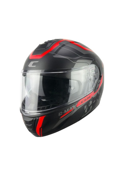 Cgm 569g C-max Cıty Çene Açılır Kask Siyah/kırmızı-s