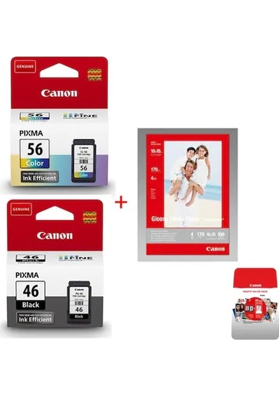 Canon Pg 46 Cl 56 Kartuş Kağıt 9059B003 8714574630816