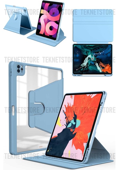 Apple Uyumlu iPad Pro 3. Ve 4. Nesil M1-m2 Çip 2021 / 2022 11'' Inç Kalemlikli Standlı Klılıf Kılıf Apple Uyumlu iPad Pro 3. Ve 4. Nesil M1-m2 Çip 2021 / 2022 11'' Inç Kalemlikli Standlı Klılıf Kılıf