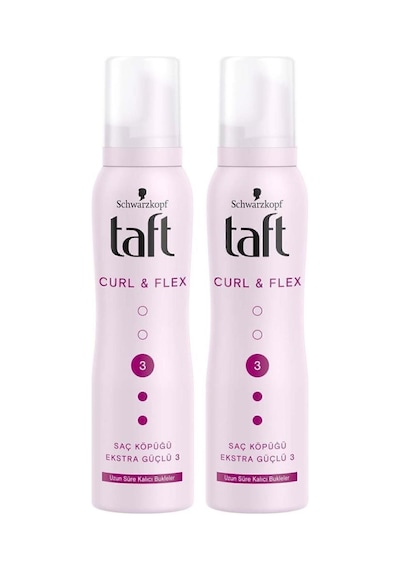 Taft Bukle Belirginleştici Saç Köpüğü No:3 2 x 150 ML