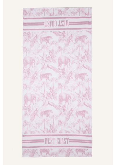 Defacto Desenli Pamuklu Pembe Plaj Havlusu W8309az26smpn1 Pembe-pn1