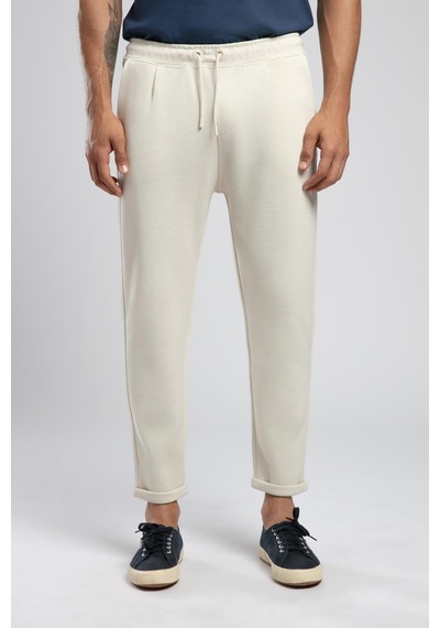 Lee Cooper Dumple Erkek Eşofman Alti-19728 Ekru