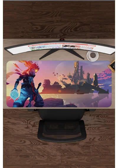 Dead Cells Kaymaz Dikişli Kauçuk Oyuncu Mousepad V1 - 90x40 Xxl Gaming Mouse Pad Fare Altlığı