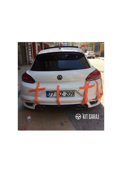 Kit Garaj Volkswagen Scirocco Makyajsız Rieger Arka Ek Plastik Boyasız