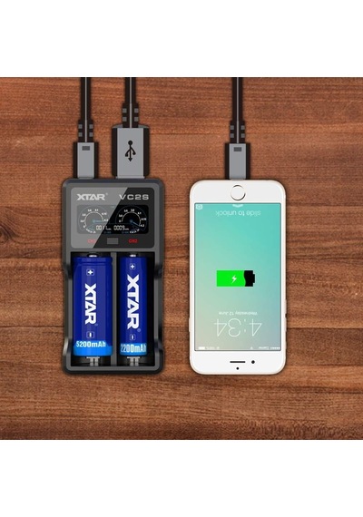 Tr 18650 Akü Şarj Cihazı Uk Vc2s 18650 Pil Şarj Cihazı Vc2 2019 Yükseltme Lcd Ekran Powerbank Fonksiyonu 10440 145
