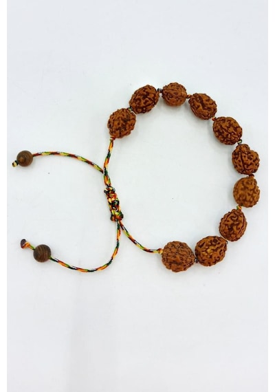 Rudrakşa Bileklik Hindistan Rudraksha 122 Çok Renkli
