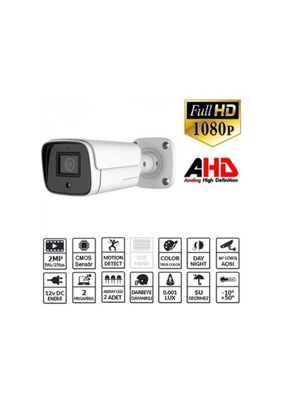 Ezcool Ez-2040hd 2 Mp 3.6mm Lens Ahd Bullet Kamera