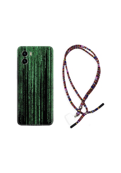 Vivo Y15S Kılıf Rasta Boyun Askılı Matrix 1321