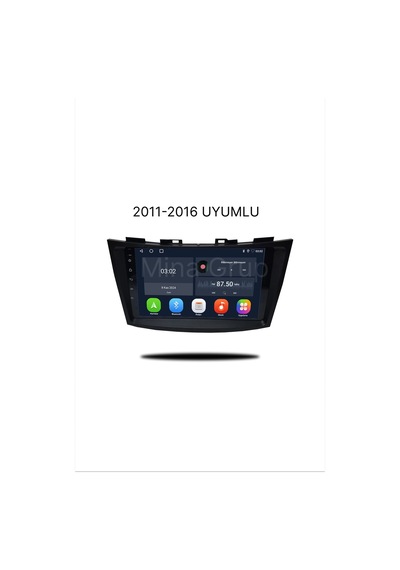 Snp Serisi Suzuki Swift 2011 - 2016 Uyumlu 4-64gb Hafıza Multimedya Sistemi Ve Geri Görüş Kamerası 9"