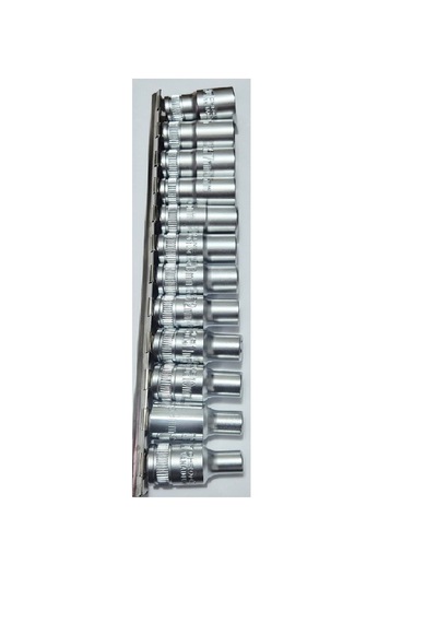 Hakantorna Rico 1/2 Kısa Lokma Takımı 6 Köşe Cr-v 10 Parça