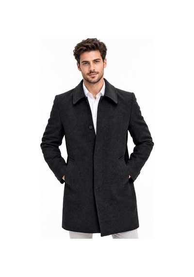 Plt9365 Dewberry Erkek Palto-antrasit-1