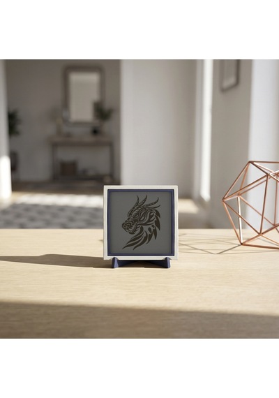 Ejderha Formlu Modern Dekoratif Obje, Ev Ve Ofise Mitolojik Hava Katan Masaüstü Aksesuarı 10x10 Cm