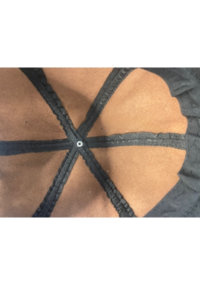 %100 Deri Unisex Standart Kalıp Cap Şapka Kahverengi