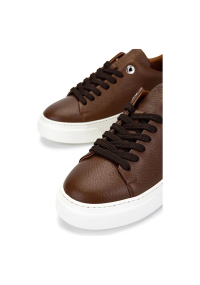 Tamer Tanca Kadın Hakiki Deri Taba Sneakers & Spor Ayakkabı 1145 Z-2501 Bn Ayk Y26 Taba Fltr