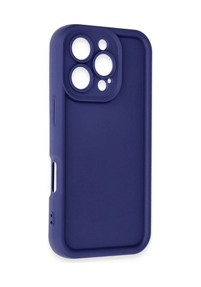 Apple  Uyumlu  iPhone 16 Pro Max Kılıf Viera Silikon Lacivert