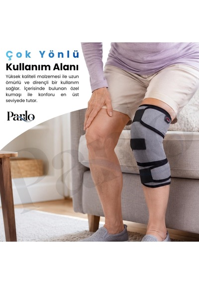 Kapalı Patella Dizlik 2'li Set Ayarlanabilir Neopren Ortopedik Diz Desteği Genel