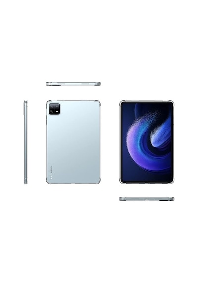 Xiaomi Mi Pad 6 11" Uyumlu Arka Şeffaf Kılıf, Ultra İnce Silikon Ve Darbeye Dayanıklıdır