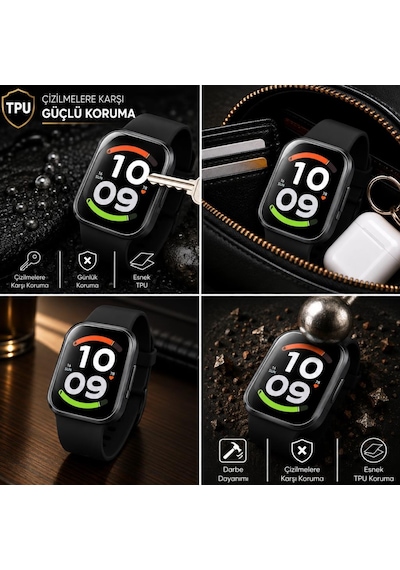 Xiaomi Redmi Watch 6 Active İle Uyumlu Ekran Koruyucu Tpu, Tam Kaplayan Akıllı Saat Koruması 2 Adet, Çizilmeye Dayanıklı Şeffaf Koruma