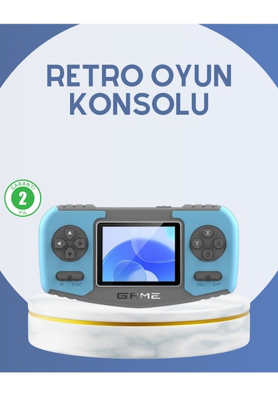 Çocuklara Özel Retro Oyun Konsolu Portatif Eğlence Cihazı -