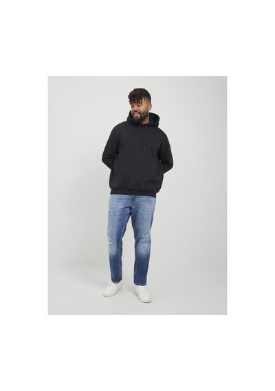 Jack & Jones Plus Büyük Beden Sweatshirt - Siyah Siyah
