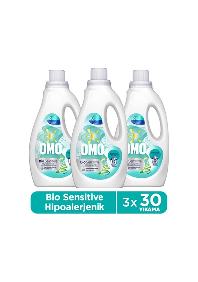 Omo Sıvı Deterjan Bio Sensitive Aloe Vera 1500 Ml X3 Diğer