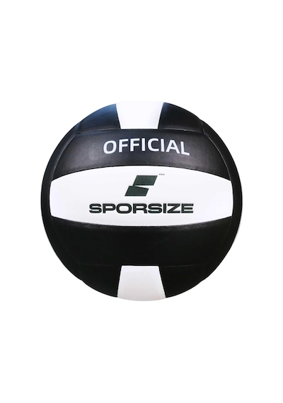 Voleybol Topu Resmi Boyut Plaj & Açık Hava Kullanıma Uygun 260-280 Gram Siyah