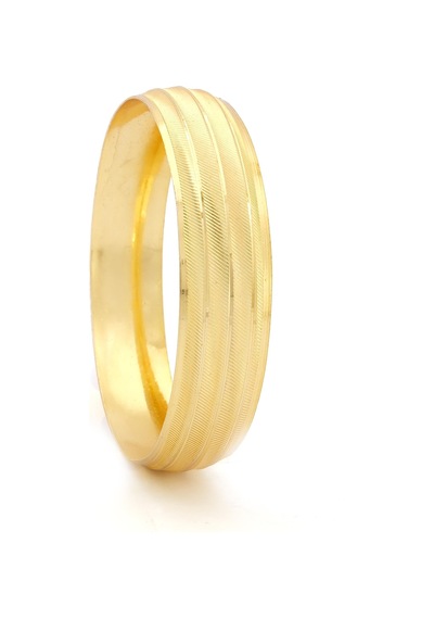Altın Kaplama 4 Sıra Çizgili 1.5 Cm Bilezik Blz-3061 Altın