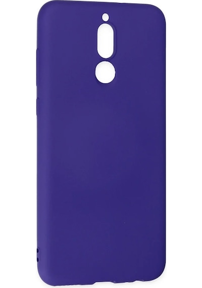 Mate 10 Lite Kılıf Nano İçi Kadife Silikon - Mor