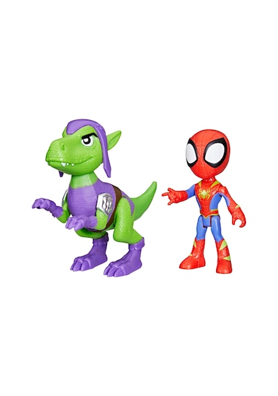 Spidey And His Amazing Friends Dino Webs Spidey & Goblin Raptor G Marvel
