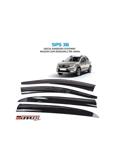 Onkar Cam Rüzgarlığı Sunplex Mugen Dacıa Sandero Stepway 2008-2020 4lü Sps36 303-010-005