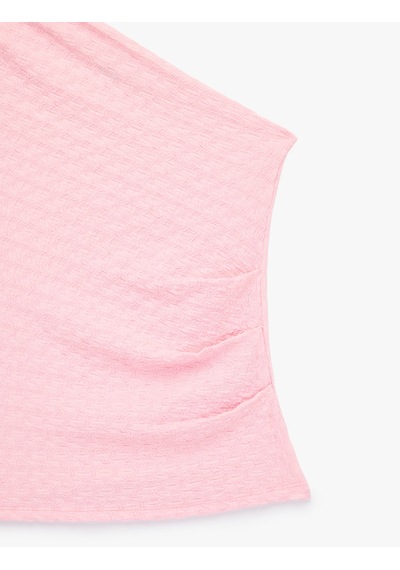 Koton Bürümcük Kumaş Dokulu Drape Detaylı Kolsuz Tek Omuz Bluz Pembe 6sak10343ek Gül Koton Bürümcük Kumaş Dokulu Drape Detaylı Kolsuz Tek Omuz Bluz Pembe 6sak10343ek Gül
