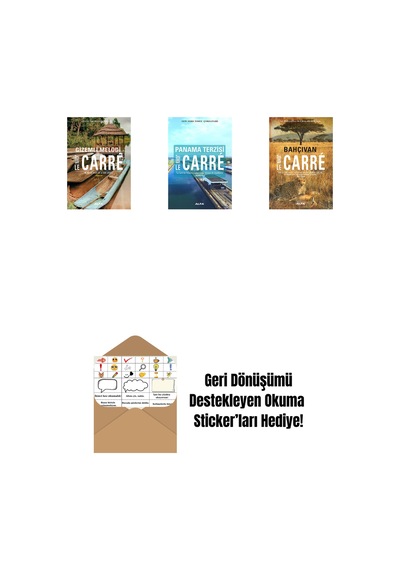 Gizemli Melodi + Panama Terzisi + Bahçıvan + Okuma Sticker'ları