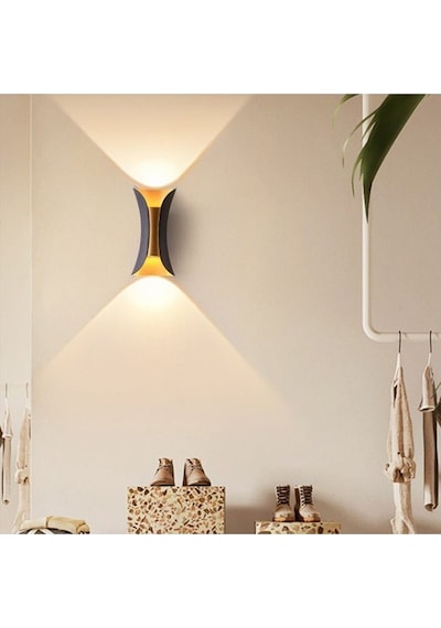 10 Watt Dekoratif Led Aplik, Modern Dış Mekan Aydınlatma Armatürü, Bahçe Duvar Aplik, Modern Armatür Diğer