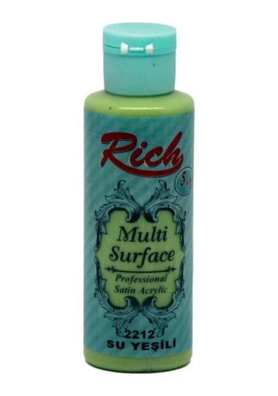 Rich Akrilik Boya Multi Surface 120 Cc Su Yeşili 120-2212