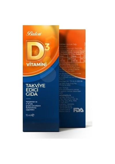 Balen D3 Vitamini 20 Ml