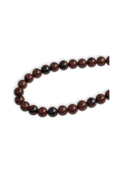 8 Mm Obsidyen Taşı Dizi Kırmızı