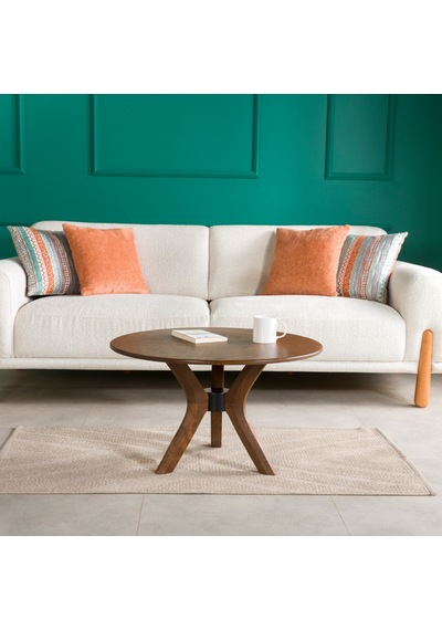 Furnirem Yuvarlak Orta Sehpa 65 Cm Ceviz
