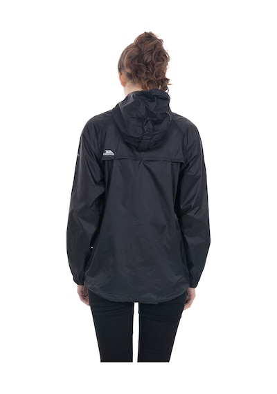 Trespass Trespass Qikpac Jacket - Unisex Packaway Unisex Yeşil Yağmurluk 10003 Siyah