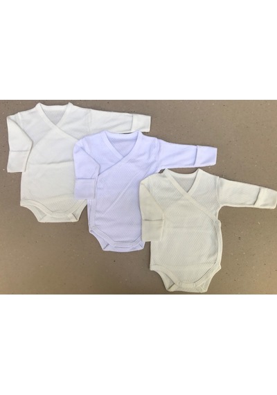 Özdemirli Bebe Özdemirlitekstil Bebelino Çıtçıtlı Badi Kruvaze (3 Lü Paket) (456374060) Çok Renkli