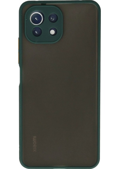 Uryport Xiaomi Mi 11 Lite Kılıf Montreal Silikon Kapak - Yeşil
