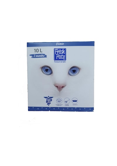 Fresh Paty Clinic Süper Emici Özellikli Topaklaşan Bentonit Kedi Kumu 10 L