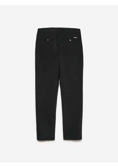 Sisley Slim Fit Vintage Efekt Chino Pantolon Erkek Siyah Pantolon - 325a4dm6sf02y