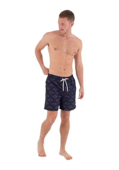 Hurley Hurley Volley Icon Printing Press Arbore Erkek Siyah Astarsız Boardshort 001