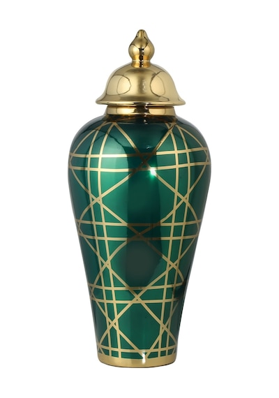 Vitale AK.WLT0639 Shine Vazo 15 x 30 x 66 CM Yeşil