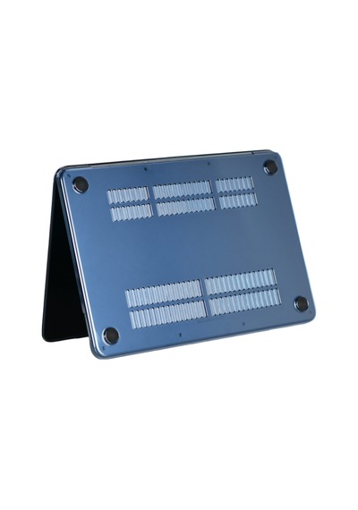 Apple Macbook Neo Şeffaf Macbook Kapak - Mavi -